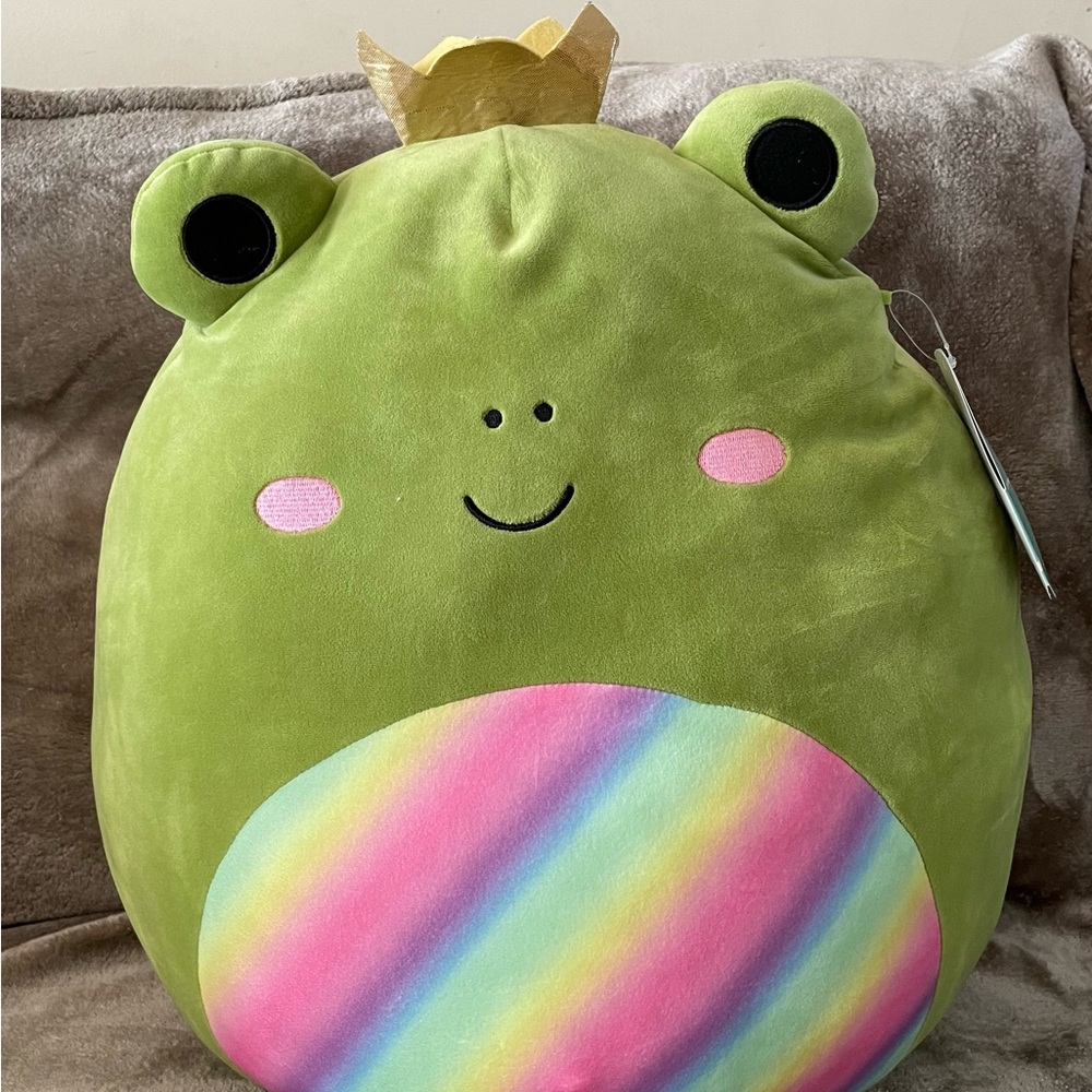 Doxl frog Prince Squishmallow 16”